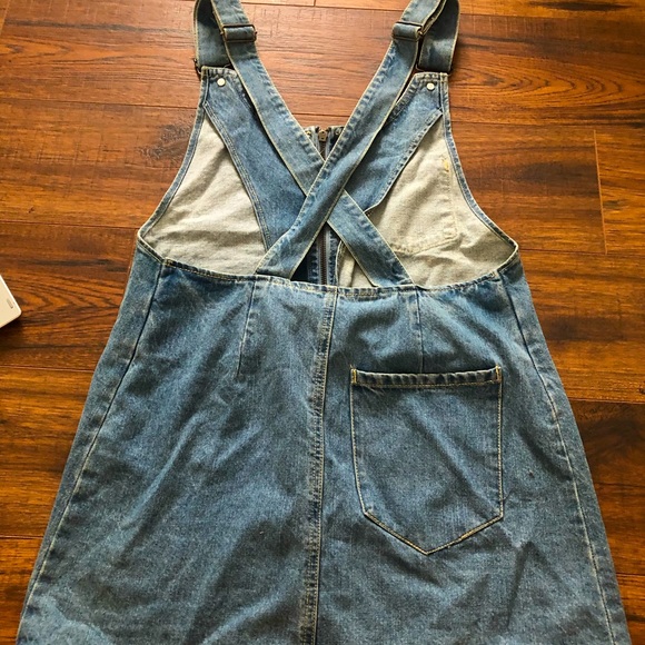 Denim Coveral Dress - Picture 3 of 4